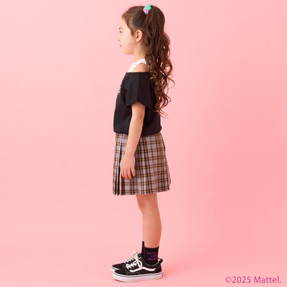 【防汙防潑水】【Barbie】疊穿風格T恤