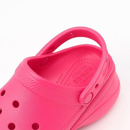 【crocs】厚底涼鞋