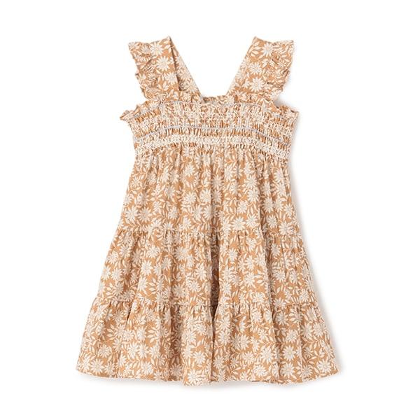 【リンク】全印花褶皺連衣裙（兒童）