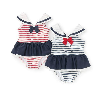 【SWIM】女童水手風泳衣