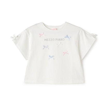 冰淇淋蝴蝶結短袖T恤