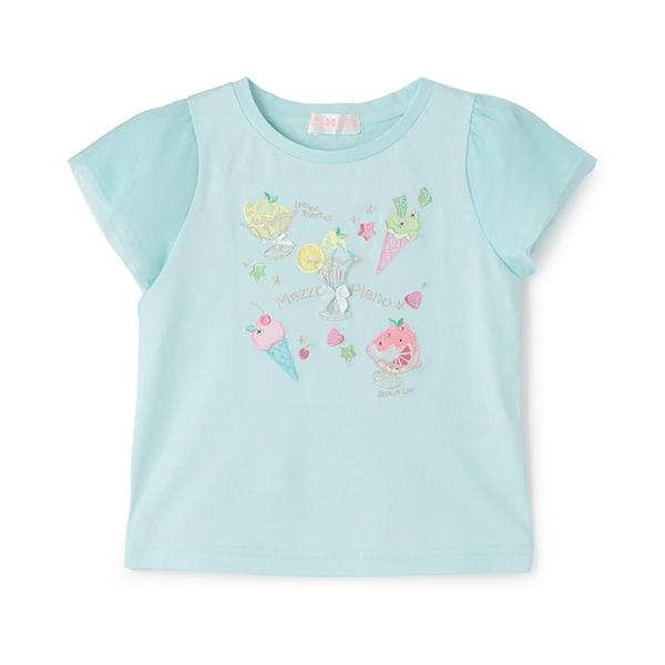 水果雪葩貼布繡短袖T恤