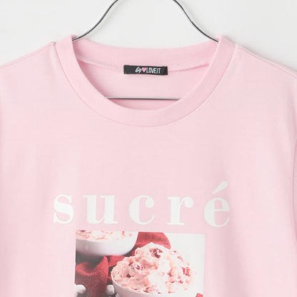 漿果冰淇淋印花T恤