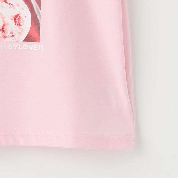 漿果冰淇淋印花T恤