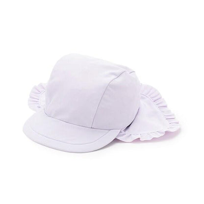 【SWIM】帶防曬荷葉邊泳帽