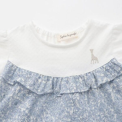 小花圖案長款上衣