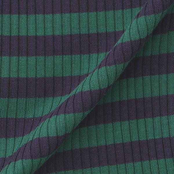 防汙條紋羅紋七分打底褲