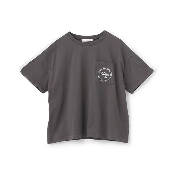 【7days】【GOODPRICE】【純棉100%】條紋口袋T恤