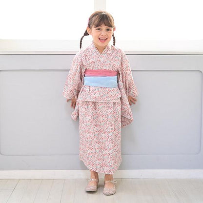 【浴衣】簡易穿著♪花色混搭・兩穿分體式（含2條腰帶）