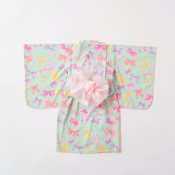 【浴衣】簡易穿著♪花色混搭・兩穿分體式（含2條腰帶）