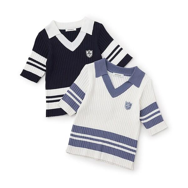 可水洗短袖針織POLO衫