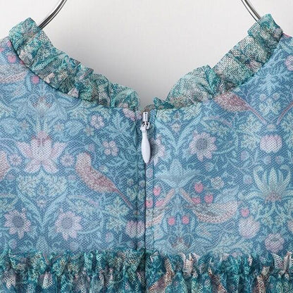 Liberty印花網紗連衣裙