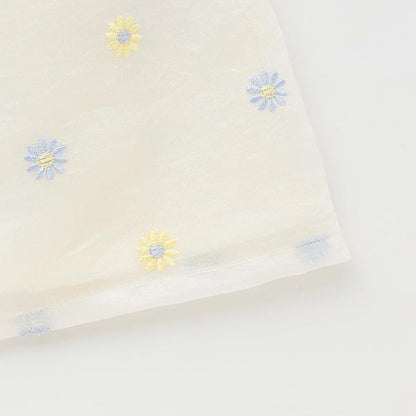 花卉刺繡連衣裙（兒童）