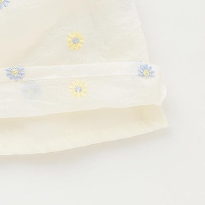 花卉刺繡連衣裙（兒童）