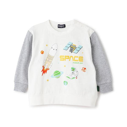 拼接袖長袖T恤【JAXA LABEL】