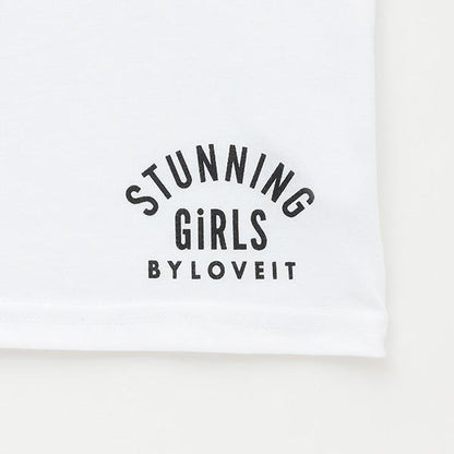 帶吊帶透明褶皺T恤