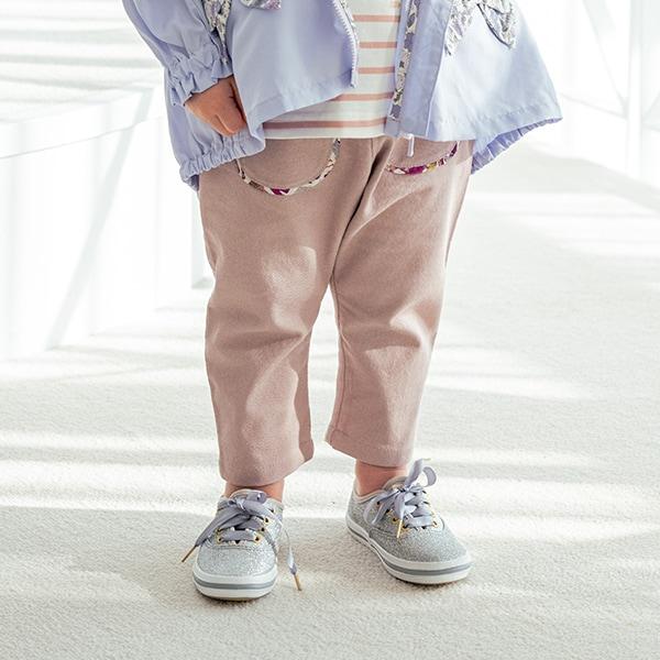 九分彈力斜紋褲