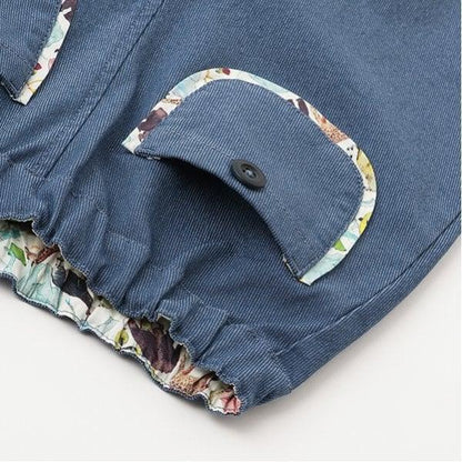 九分彈力斜紋褲