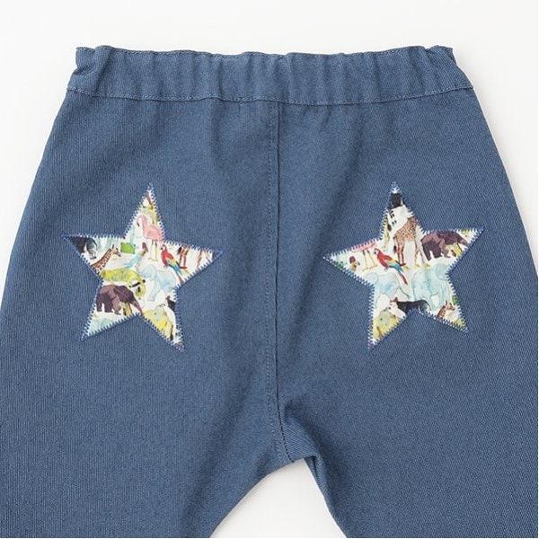 九分彈力斜紋褲