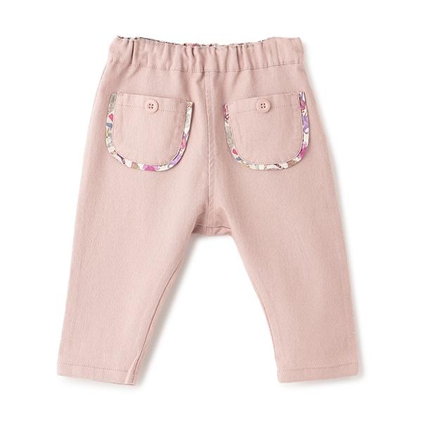 九分彈力斜紋褲