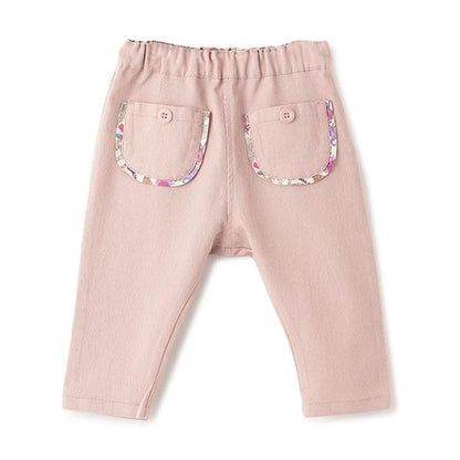 九分彈力斜紋褲