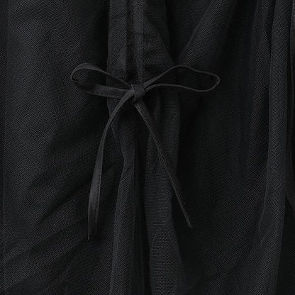 【LTXC】褶皺網紗半身裙