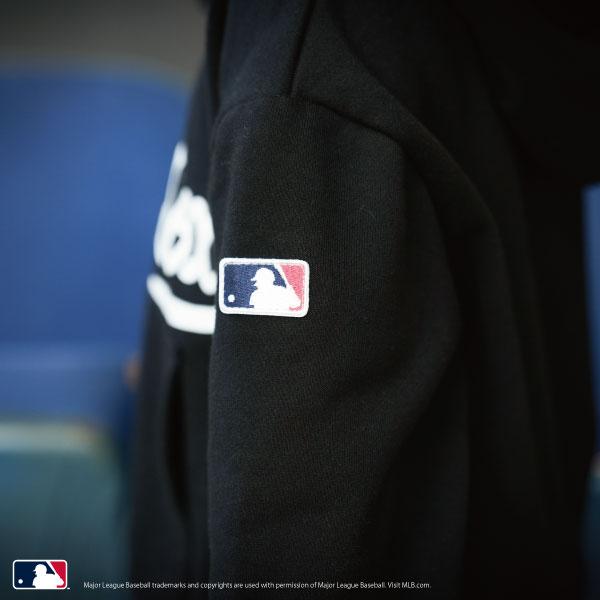 【MLB】標誌印花寬鬆衛衣連帽衫