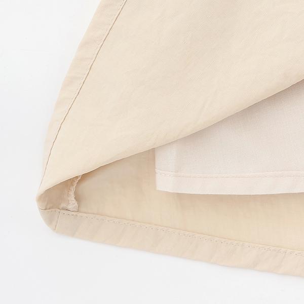 褶皺工裝口袋揹帶裙