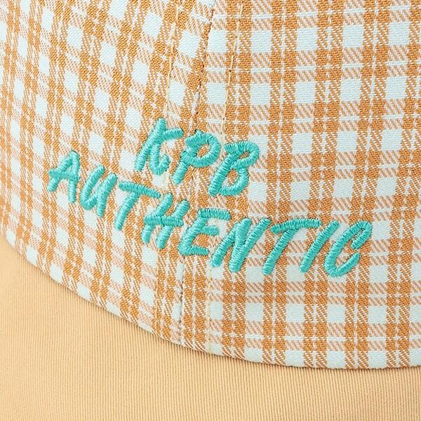 格紋標誌棒球帽