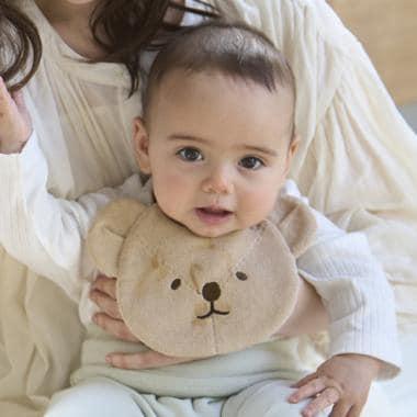 【防水】動物圖案圍兜