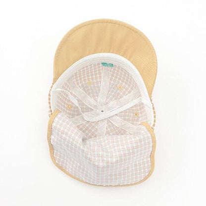 格紋標誌棒球帽