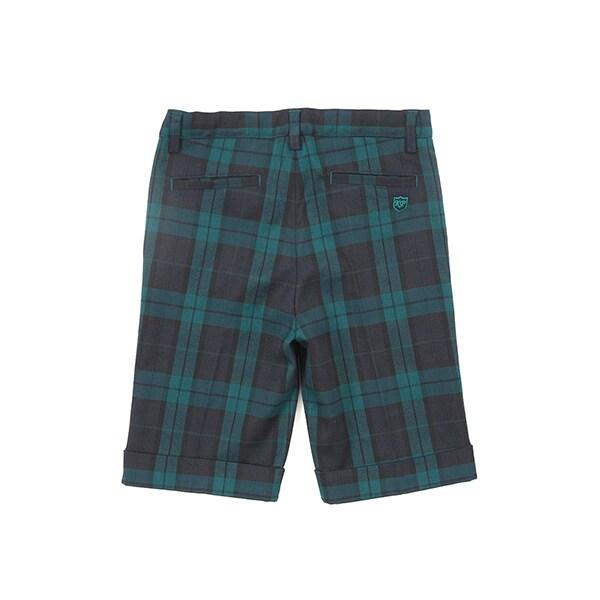 KPBOY格紋彈力中褲(110～130)