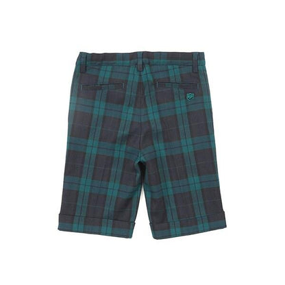 KPBOY格紋彈力中褲(110～130)