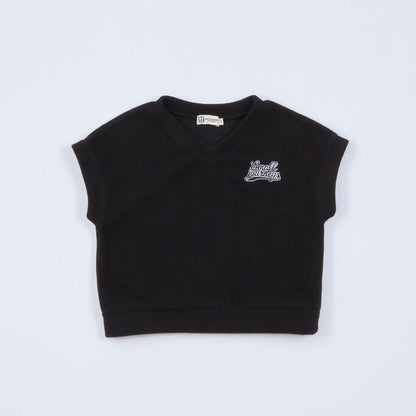 KPBOY抓絨馬甲高領T恤套裝（110～150）