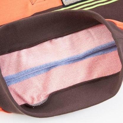 KPBOY拼接條紋POLO領衛衣（100～160）