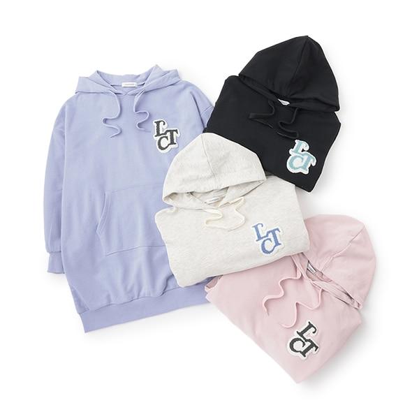 【GOODPRICE】毛圈繡連帽衛衣裙