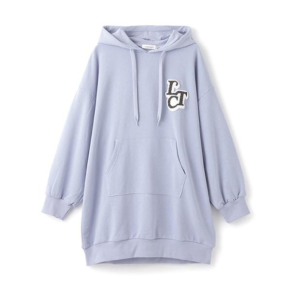 【GOODPRICE】毛圈繡連帽衛衣裙