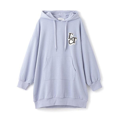 【GOODPRICE】毛圈繡連帽衛衣裙