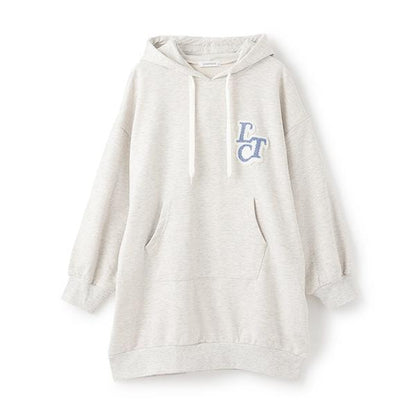 【GOODPRICE】毛圈繡連帽衛衣裙
