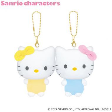 【SANRIO】微笑毛絨鑰匙扣