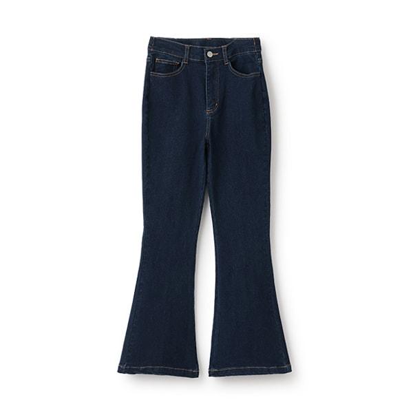 【基礎款】牛仔斜紋喇叭褲