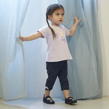 【プティプラ】GIRLS七分打底褲