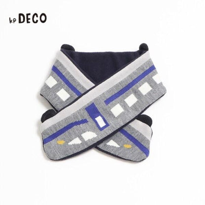 KPDECO 電車圖案圍巾（S～M）