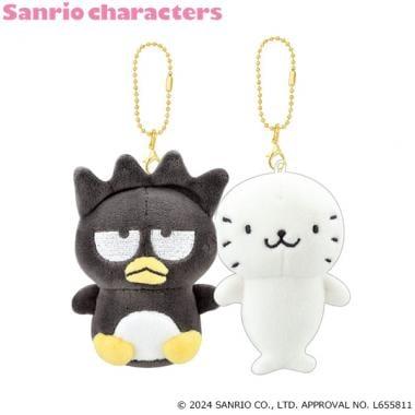 【SANRIO】微笑毛絨鑰匙扣