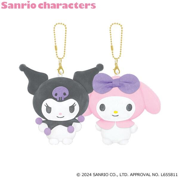 【SANRIO】微笑毛絨鑰匙扣