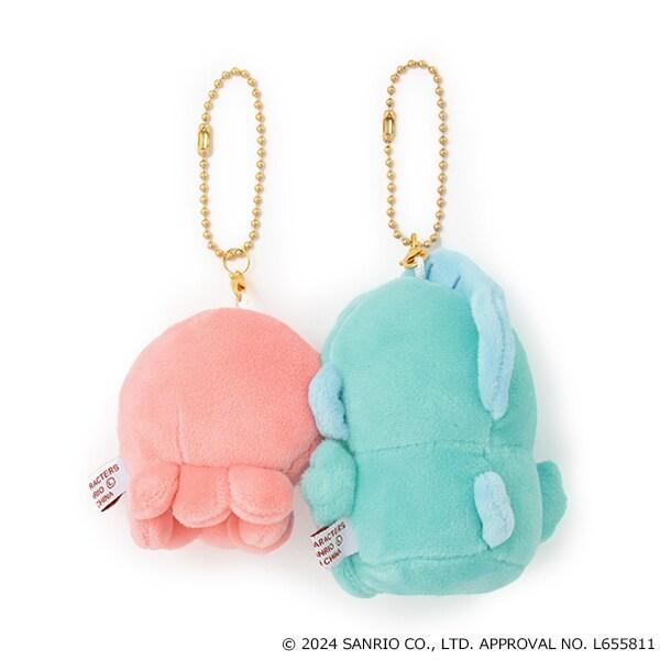 【SANRIO】微笑毛絨鑰匙扣