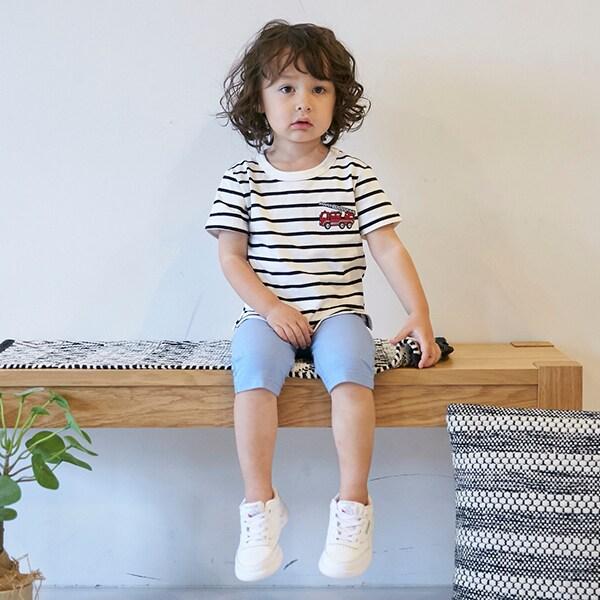 【プティプラ】GIRLS七分打底褲