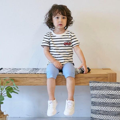 【プティプラ】GIRLS七分打底褲