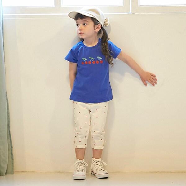 【プティプラ】GIRLS七分打底褲