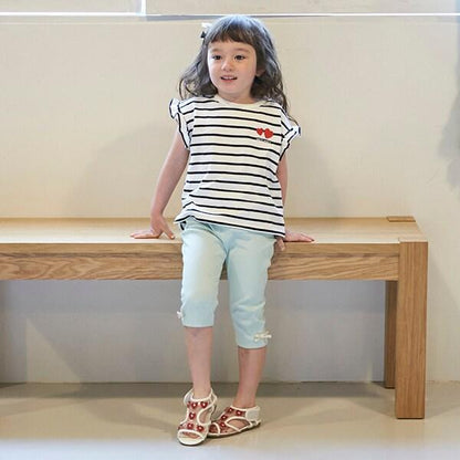 【プティプラ】GIRLS七分打底褲